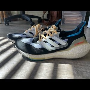 Adidas ultraboost 21 size 12 multi color! New! Once worn!